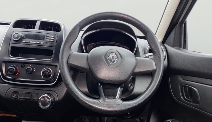 2017 Renault Kwid RXL 1.0 AMT, Petrol, Automatic, 52,041 km, Steering Wheel Close Up