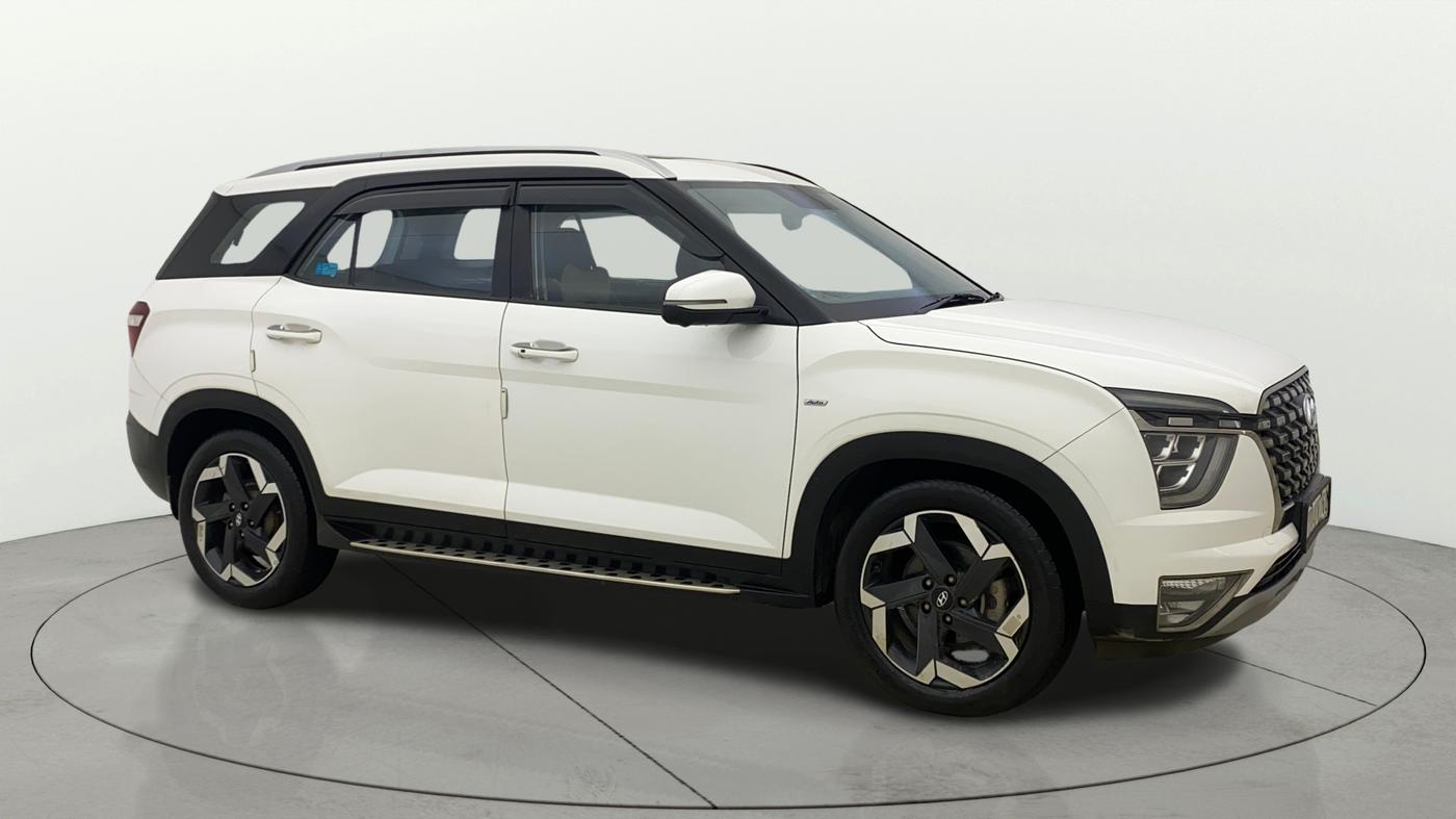 2022 Hyundai ALCAZAR PLATINUM(O) 7STR 1.5 AT, Diesel, Automatic, 55,324 km, Right Front Diagonal