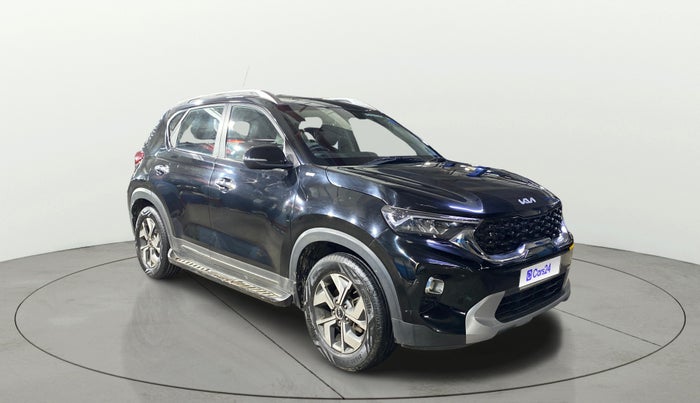 2021 KIA SONET HTX 1.0 IMT, Petrol, Manual, 27,603 km, Right Front Diagonal