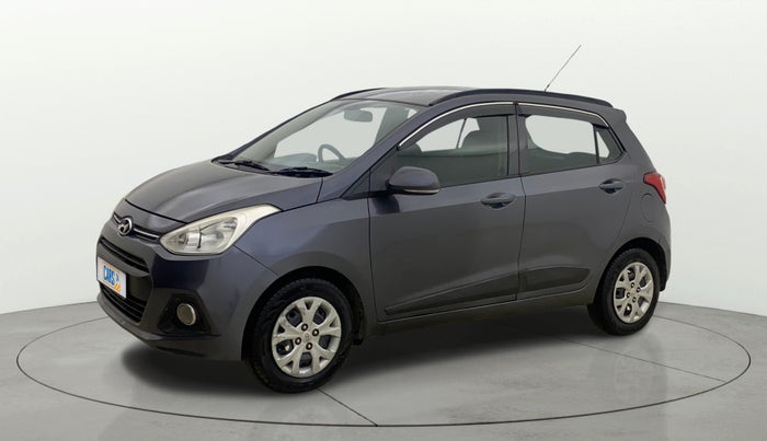 2015 Hyundai Grand i10 SPORTZ 1.2 KAPPA VTVT, Petrol, Manual, 60,994 km, Left Front Diagonal