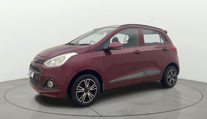 2016 Hyundai Grand i10 SPORTZ 1.2 KAPPA VTVT, Petrol, Manual, 30,618 km, Left Front Diagonal