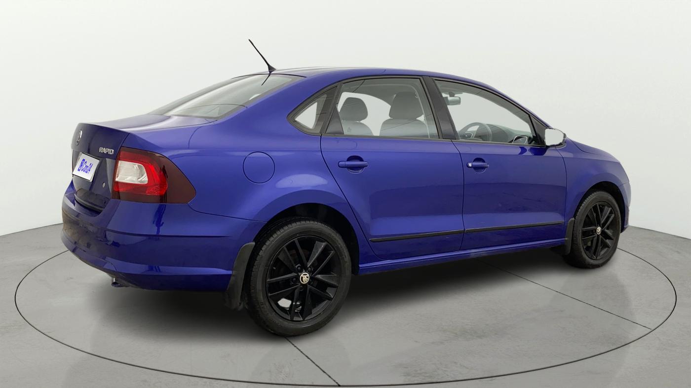 2020 Skoda Rapid 1.0 AMBITION TSI MT, Petrol, Manual, 25,721 km, Right Back Diagonal
