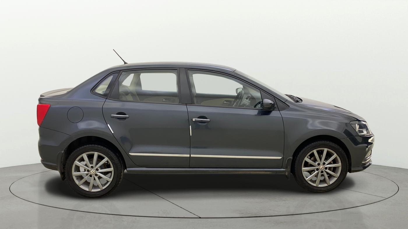 2019 Volkswagen Ameo HIGHLINE PLUS 1.5L AT 16 ALLOY, Diesel, Automatic, 39,898 km, Right Side View