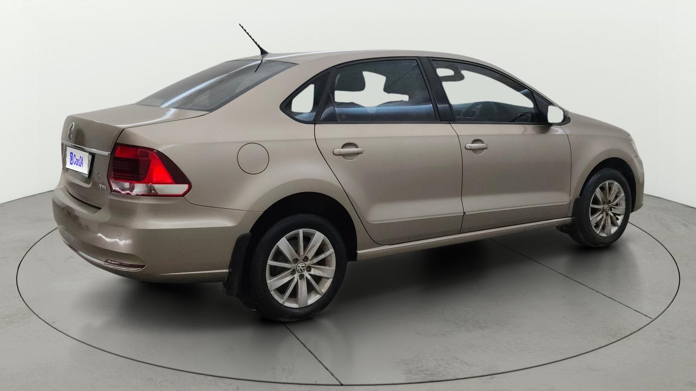 2017 Volkswagen Vento HIGHLINE PLUS 1.2 AT 16 ALLOY, Petrol, Automatic, 11,200 km, Right Back Diagonal