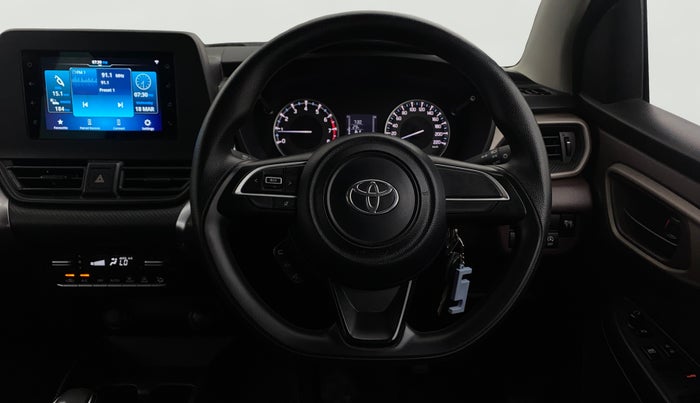 2024 Toyota Urban Cruiser Taisor S Plus 1.2 Petrol AMT, Petrol, Automatic, 29,273 km, Steering Wheel Close Up