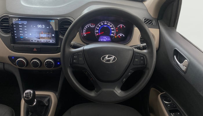 2015 Hyundai Grand i10 SPORTZ 1.2 KAPPA VTVT, Petrol, Manual, 82,147 km, Steering Wheel Close Up