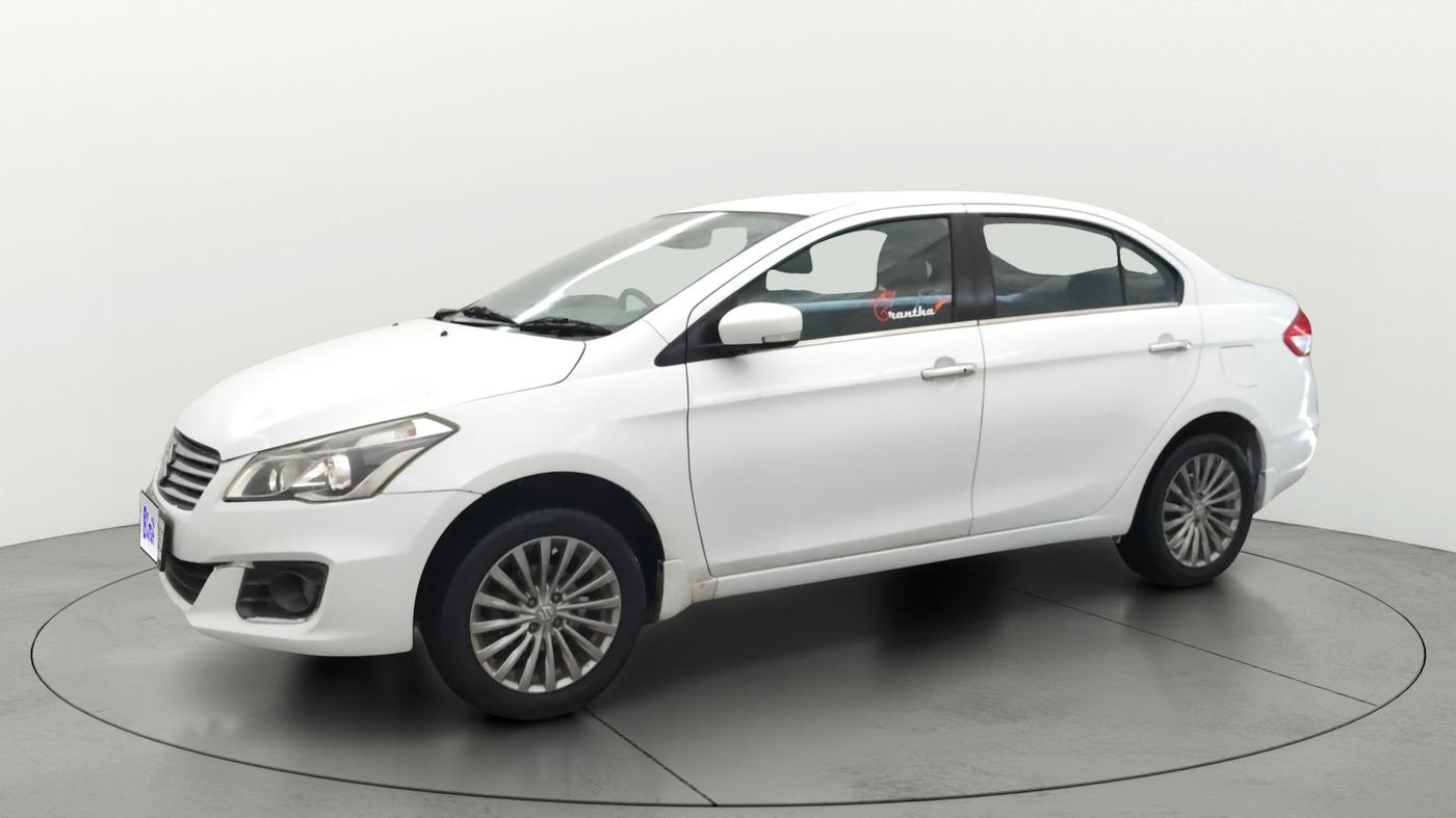 2015 Maruti Ciaz ZXI, CNG, Manual, 1,09,168 km, Left Front Diagonal