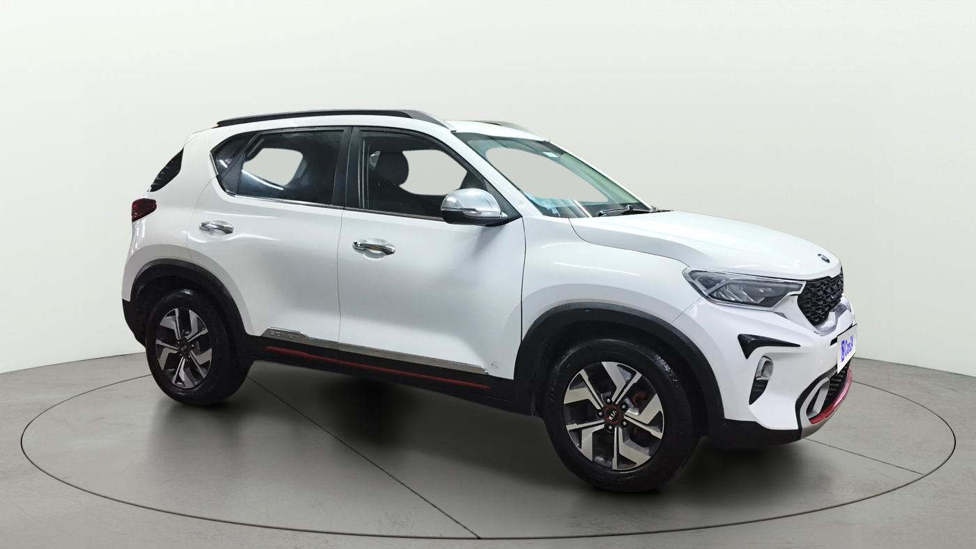 2020 KIA SONET GTX PLUS 1.0 DCT, Petrol, Automatic, 1,09,407 km, Right Front Diagonal