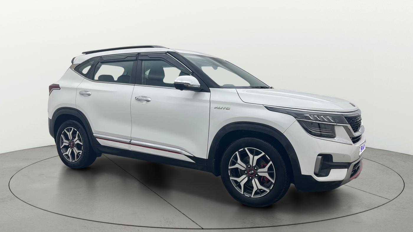 2021 KIA SELTOS GTX PLUS AT 1.5 DIESEL, Diesel, Automatic, 95,162 km, Right Front Diagonal