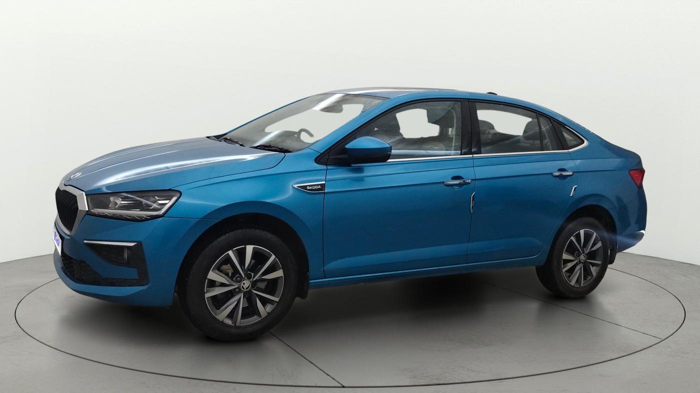 2023 Skoda SLAVIA STYLE 1.0L TSI AT, Petrol, Automatic, 27,545 km, Left Front Diagonal