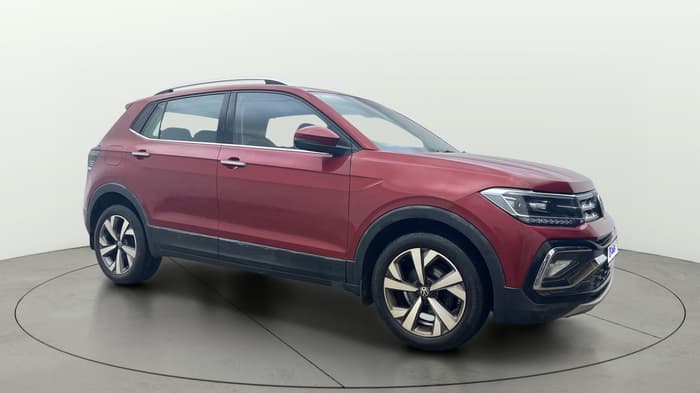 2022 Volkswagen TAIGUN TOPLINE 1.0 TSI MT, Petrol, Manual, 49,461 km, Right Front Diagonal