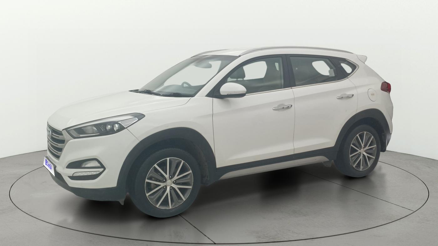 2018 Hyundai Tucson GLS 2WD AT PETROL, Petrol, Automatic, 88,054 km, Left Front Diagonal