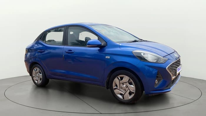 2020 Hyundai AURA S 1.2 AMT, CNG, Automatic, 1,07,451 km, Right Front Diagonal