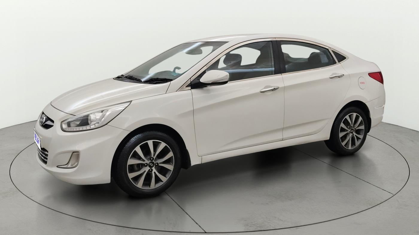2014 Hyundai Verna FLUIDIC 1.6 VTVT SX OPT, Petrol, Manual, 47,752 km, Left Front Diagonal