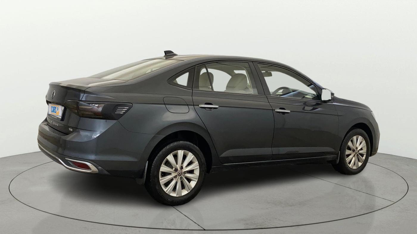 2022 Volkswagen VIRTUS HIGHLINE TSI 1.0 AT, Petrol, Automatic, 37,536 km, Right Back Diagonal