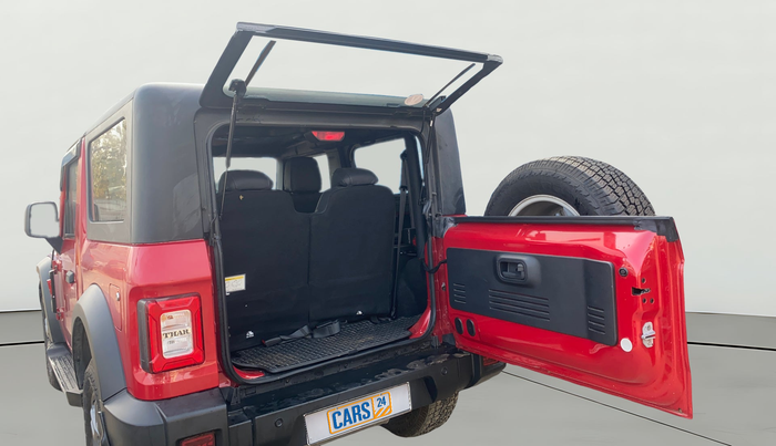 2023 Mahindra Thar LX P 2WD AT HT, Petrol, Automatic, 8,888 km, Boot Door Open