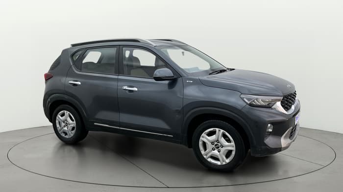 2020 KIA SONET HTX 1.0 IMT, Petrol, Manual, 95,224 km, Right Front Diagonal