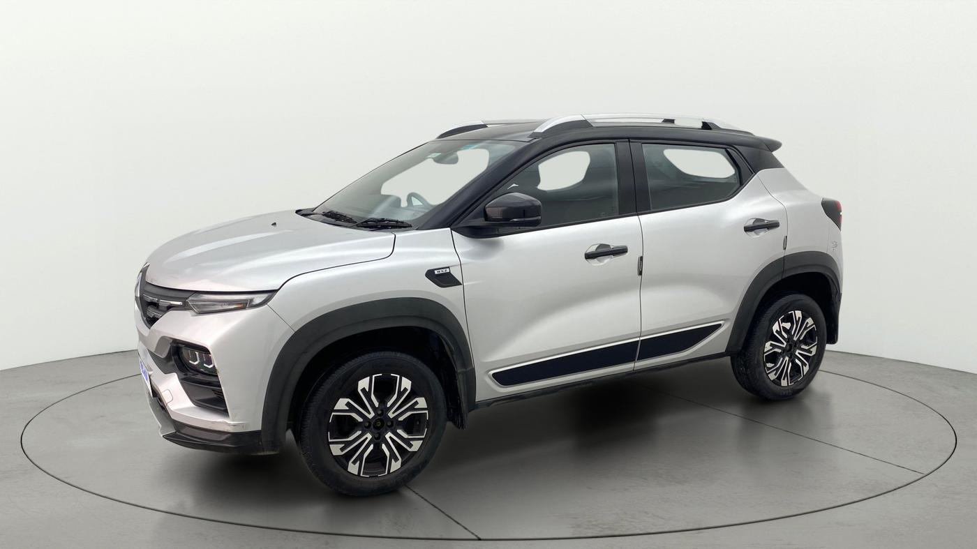 2023 Renault Kiger RXZ AMT, Petrol, Automatic, 28,931 km, Left Front Diagonal