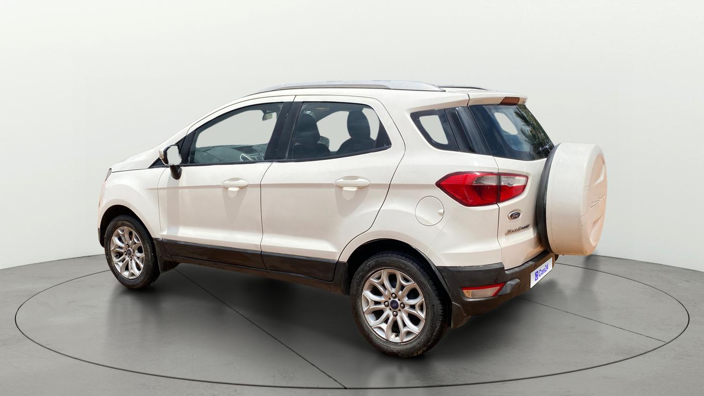 2015 Ford Ecosport TITANIUM 1.5L DIESEL, Diesel, Manual, 1,49,556 km, Left Back Diagonal