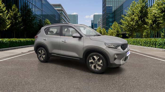 2020 KIA SONET HTX PLUS 1.0 IMT, Petrol, Manual, 37,768 km, Right Front Diagonal