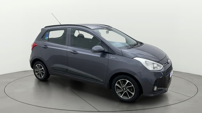 2018 Hyundai Grand i10 SPORTZ AT 1.2 KAPPA VTVT, Petrol, Automatic, 1,34,172 km, Right Front Diagonal