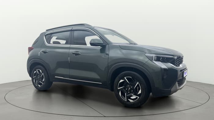2024 KIA SONET HTX 1.0 TURBO PETROL IMT, Petrol, Manual, 19,473 km, Right Front Diagonal