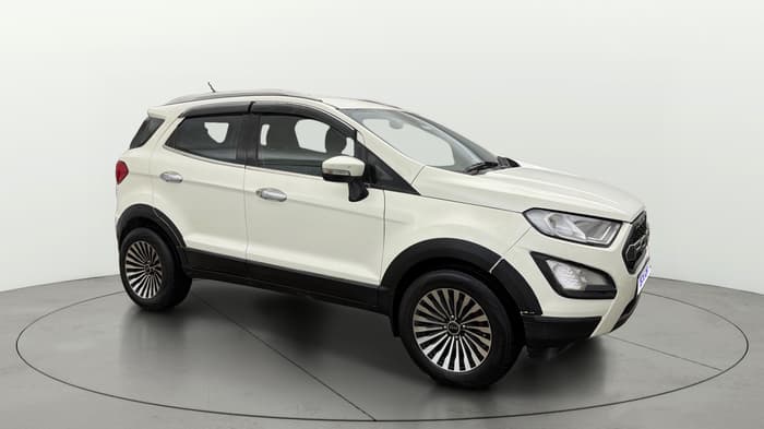 2019 Ford Ecosport TITANIUM + 1.5L PETROL AT, CNG, Automatic, 1,21,367 km, Right Front Diagonal