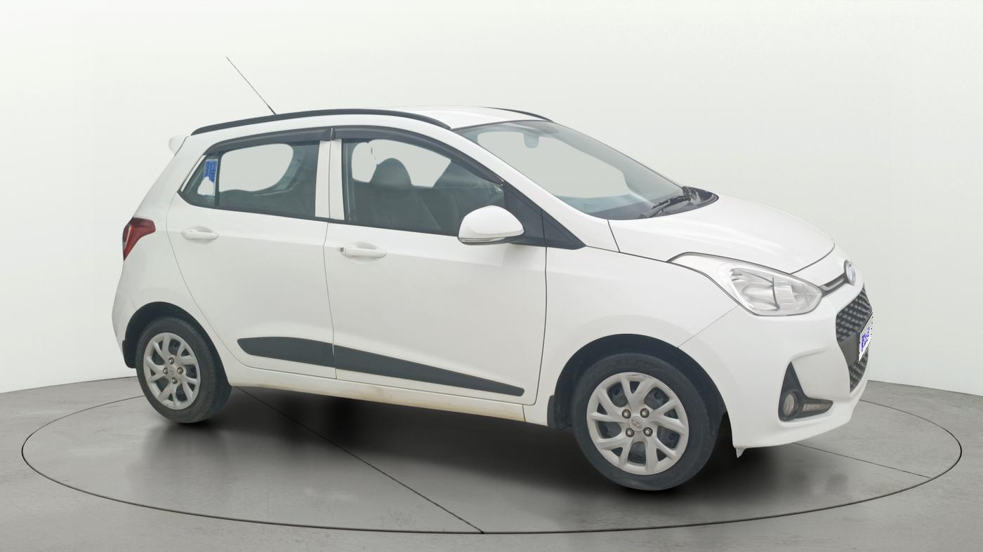 2019 Hyundai Grand i10 SPORTZ 1.2 KAPPA VTVT, Petrol, Manual, 21,236 km, Right Front Diagonal