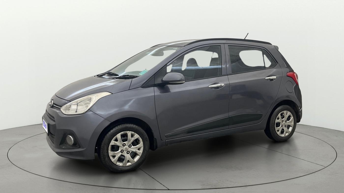 2015 Hyundai Grand i10 SPORTZ 1.2 KAPPA VTVT, Petrol, Manual, 1,13,358 km, Left Front Diagonal