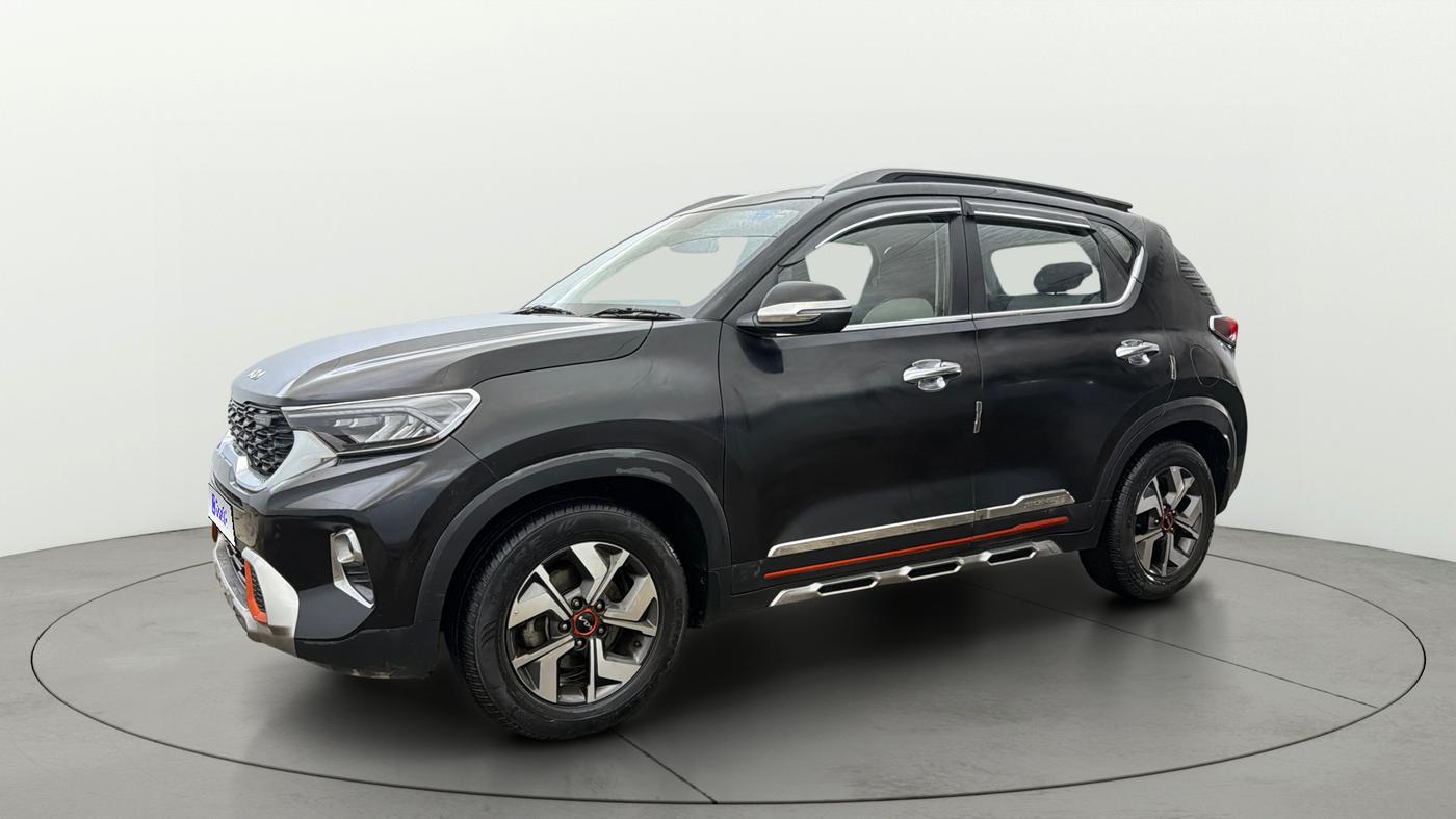 2022 KIA SONET HTX ANNIVERSARY EDITION 1.0 IMT, Petrol, Manual, 75,110 km, Left Front Diagonal