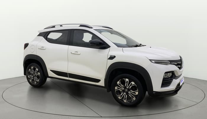 2021 Renault Kiger RXZ AMT, Petrol, Automatic, 33,628 km, Right Front Diagonal