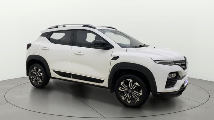2021 Renault Kiger RXZ AMT, Petrol, Automatic, 33,628 km, Right Front Diagonal