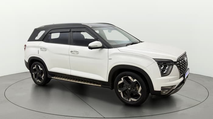2023 Hyundai ALCAZAR 1.5 SIGNATURE (O) AT 7STR, Diesel, Automatic, 1,14,379 km, Right Front Diagonal