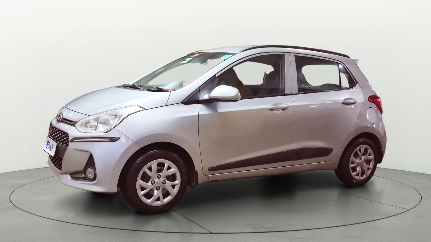 2019 Hyundai Grand i10 SPORTZ 1.2 KAPPA VTVT, CNG, Manual, 55,270 km, Left Front Diagonal