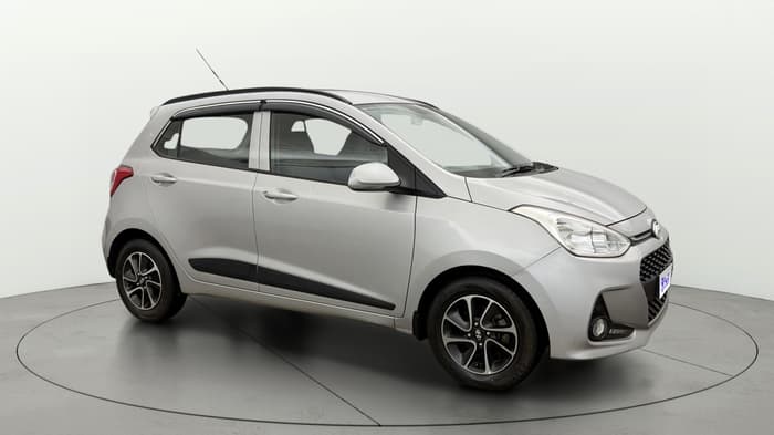 2017 Hyundai Grand i10 SPORTZ (O) AT 1.2 KAPPA VTVT, Petrol, Automatic, 62,219 km, Right Front Diagonal