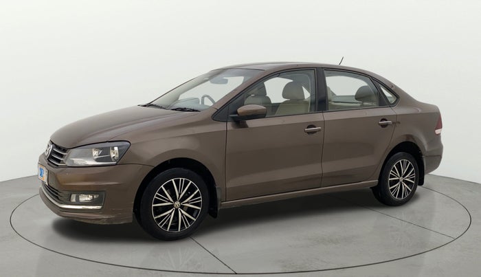 2019 Volkswagen Vento HIGHLINE PETROL AT, Petrol, Automatic, 1,03,074 km, Left Front Diagonal