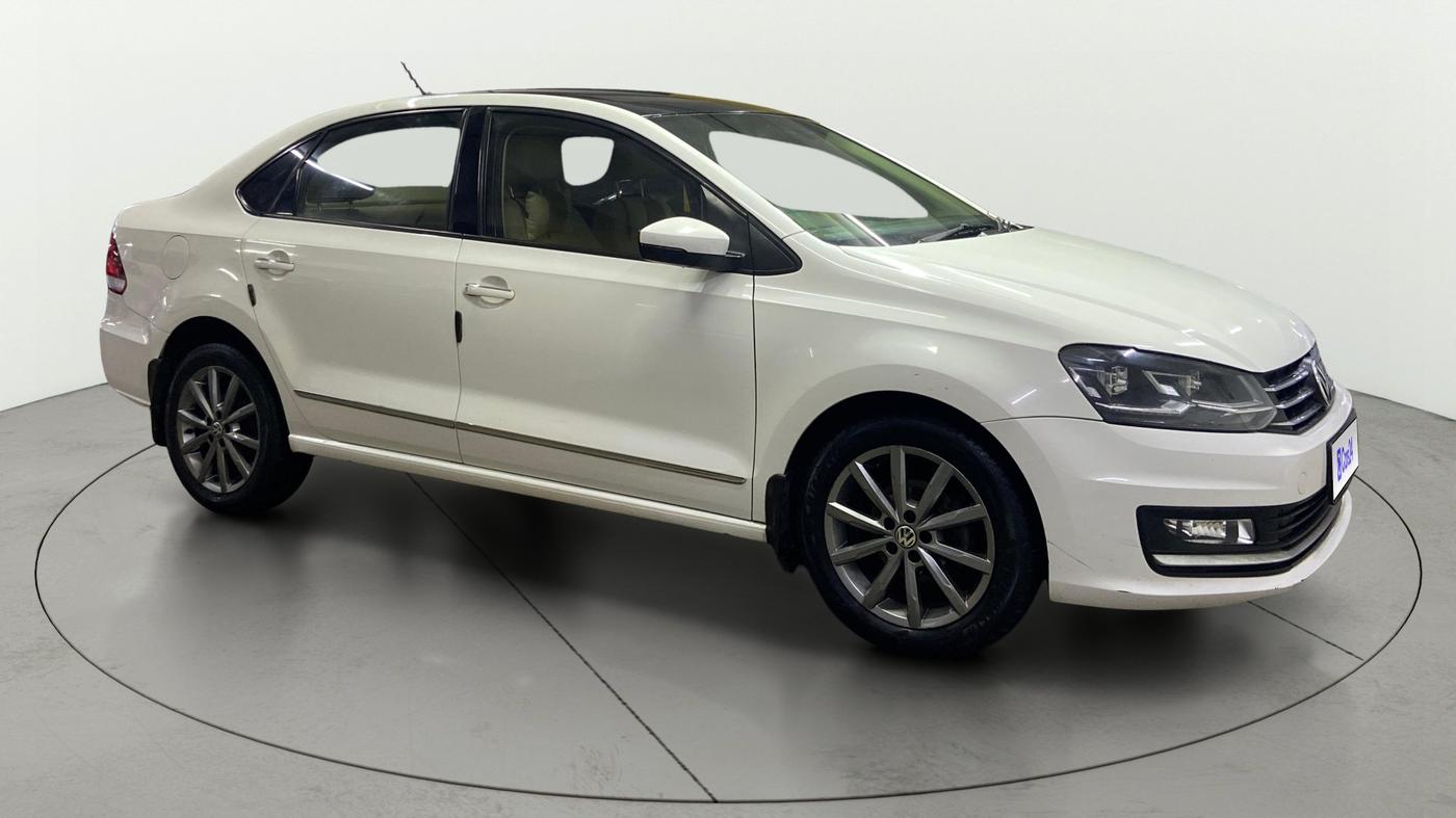 2019 Volkswagen Vento 1.2 TSI HIGHLINE PLUS AT, Petrol, Automatic, 98,151 km, Right Front Diagonal