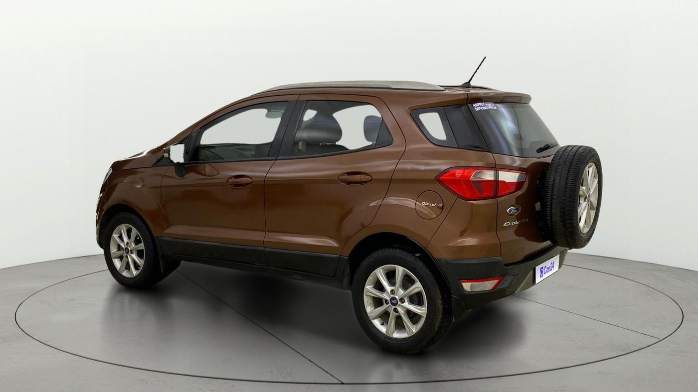 2019 Ford Ecosport TITANIUM 1.5L DIESEL, Diesel, Manual, 1,09,199 km, Left Back Diagonal