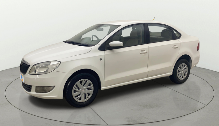 2012 Skoda Rapid AMBITION 1.6 TDI CR MT PLUS, Diesel, Manual, 1,10,617 km, Left Front Diagonal