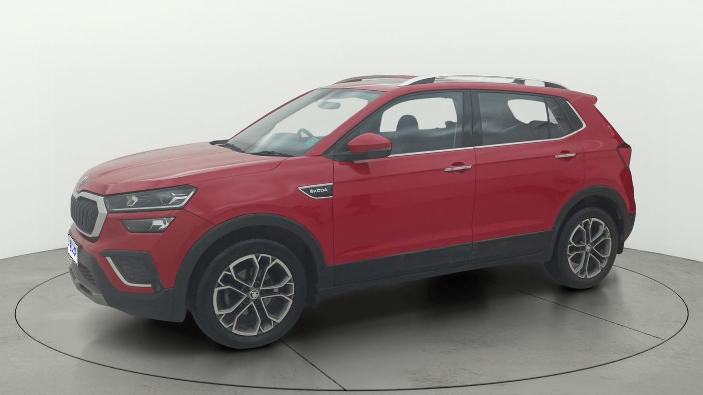 2022 Skoda KUSHAQ STYLE 1.0L TSI AT (6 AIRBAGS), Petrol, Automatic, 22,517 km, Left Front Diagonal