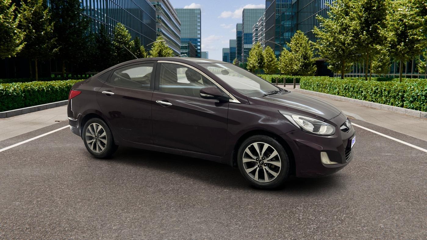 2013 Hyundai Verna FLUIDIC 1.6 VTVT SX OPT AT, Petrol, Automatic, 1,02,812 km, Right Front Diagonal