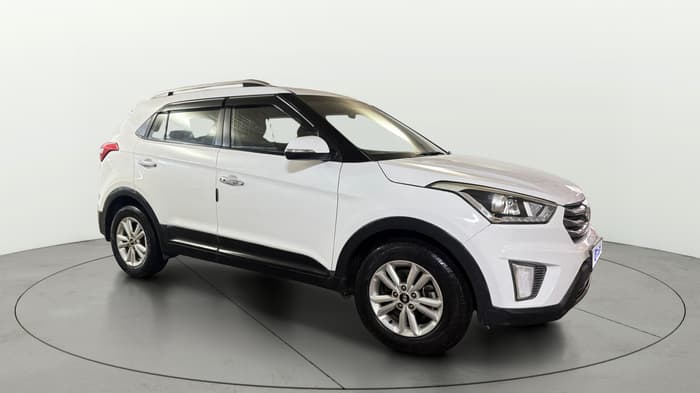 2017 Hyundai Creta SX PLUS 1.6 PETROL, Petrol, Manual, 1,00,838 km, Right Front Diagonal