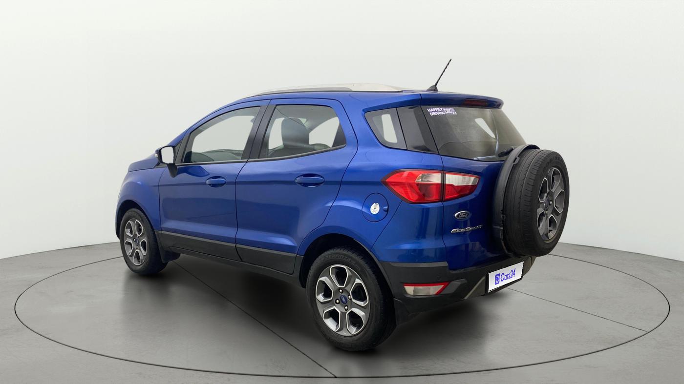 2021 Ford Ecosport TITANIUM 1.5L PETROL AT, Petrol, Automatic, 1,10,045 km, Left Back Diagonal