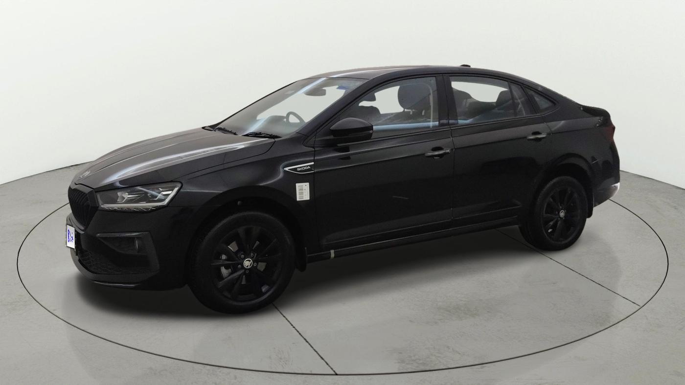 2025 Skoda SLAVIA Sportline 1.0L TSI AT, Petrol, Automatic, 2,384 km, Left Front Diagonal