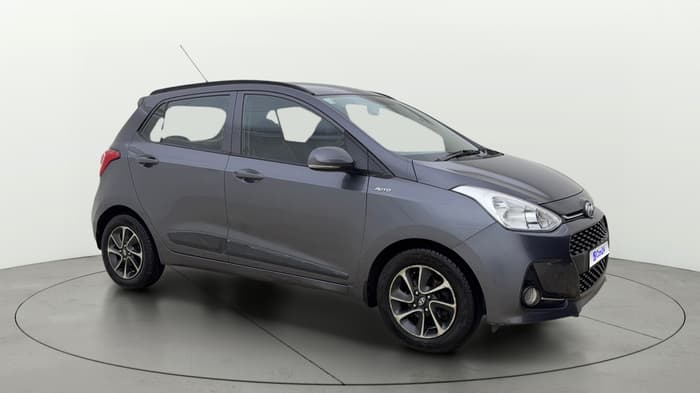 2018 Hyundai Grand i10 SPORTZ AT 1.2 KAPPA VTVT, Petrol, Automatic, 49,802 km, Right Front Diagonal