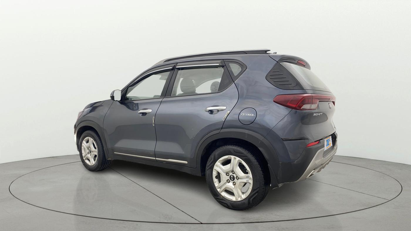 2020 KIA SONET HTX 1.0 IMT, Petrol, Manual, 74,360 km, Left Back Diagonal