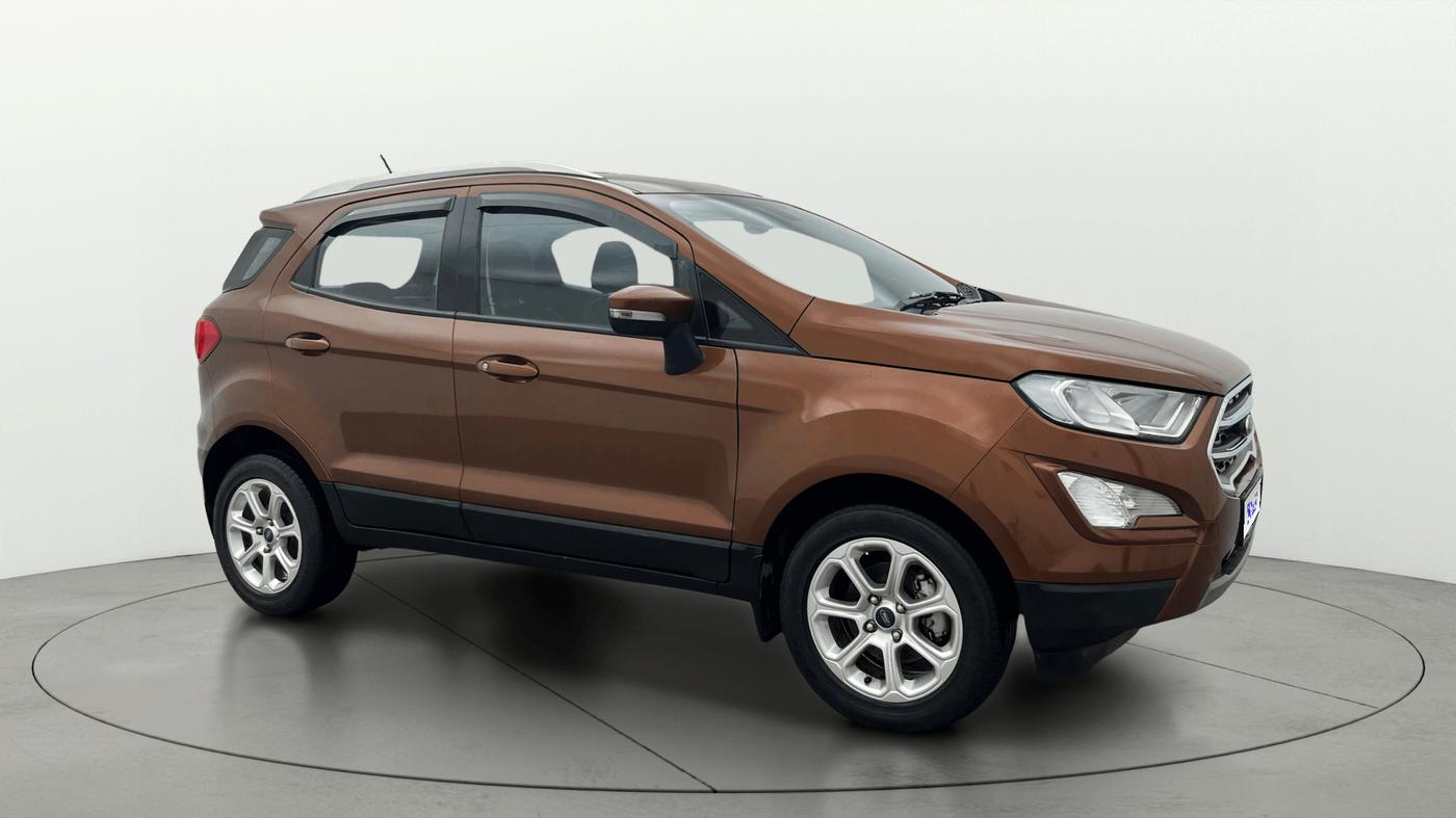 2019 Ford Ecosport TITANIUM + 1.5L PETROL AT, Petrol, Automatic, 51,195 km, Right Front Diagonal