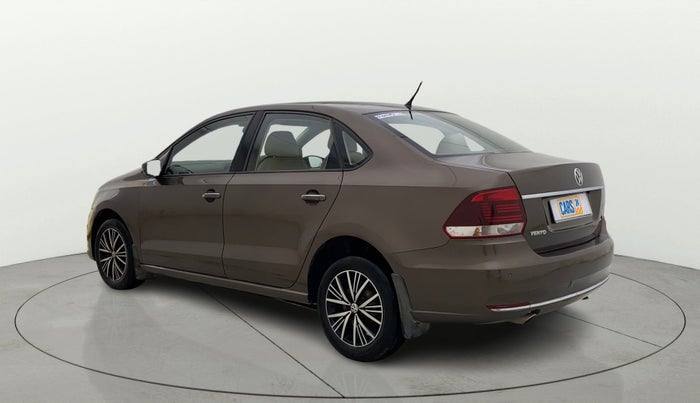 2019 Volkswagen Vento HIGHLINE PETROL AT, Petrol, Automatic, 1,03,074 km, Left Back Diagonal
