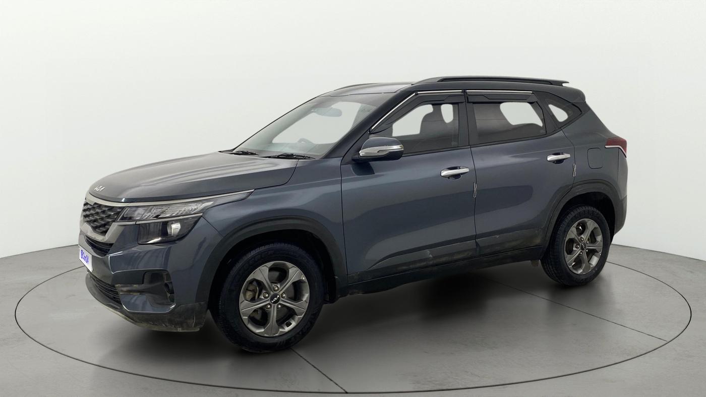 2022 KIA SELTOS HTK 1.5 DIESEL, Diesel, Manual, 1,23,910 km, Left Front Diagonal
