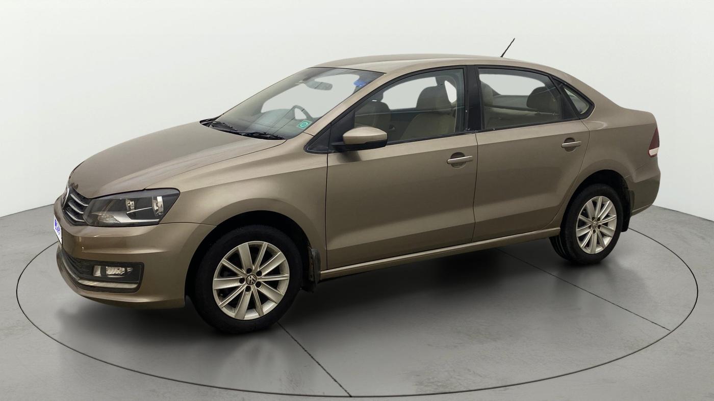 2016 Volkswagen Vento HIGHLINE PETROL AT, Petrol, Automatic, 49,229 km, Left Front Diagonal
